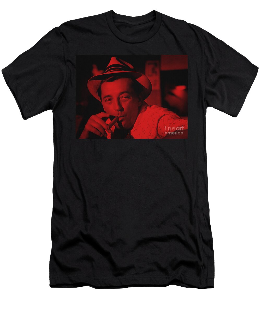 Robert Mitchum in Cape Fear Carnelian Kultur Arts Studios T-Shirt