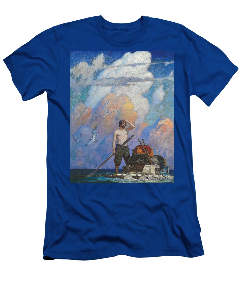 Robinson Crusoe Newell Convers Wyeth T-Shirt