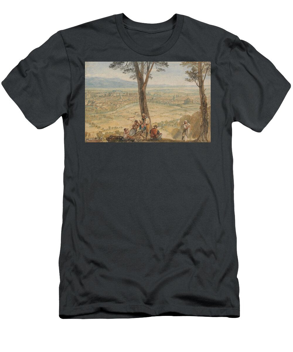 Rome From Monte Mario Ca Art Joseph Mallord William Turner English T-Shirt