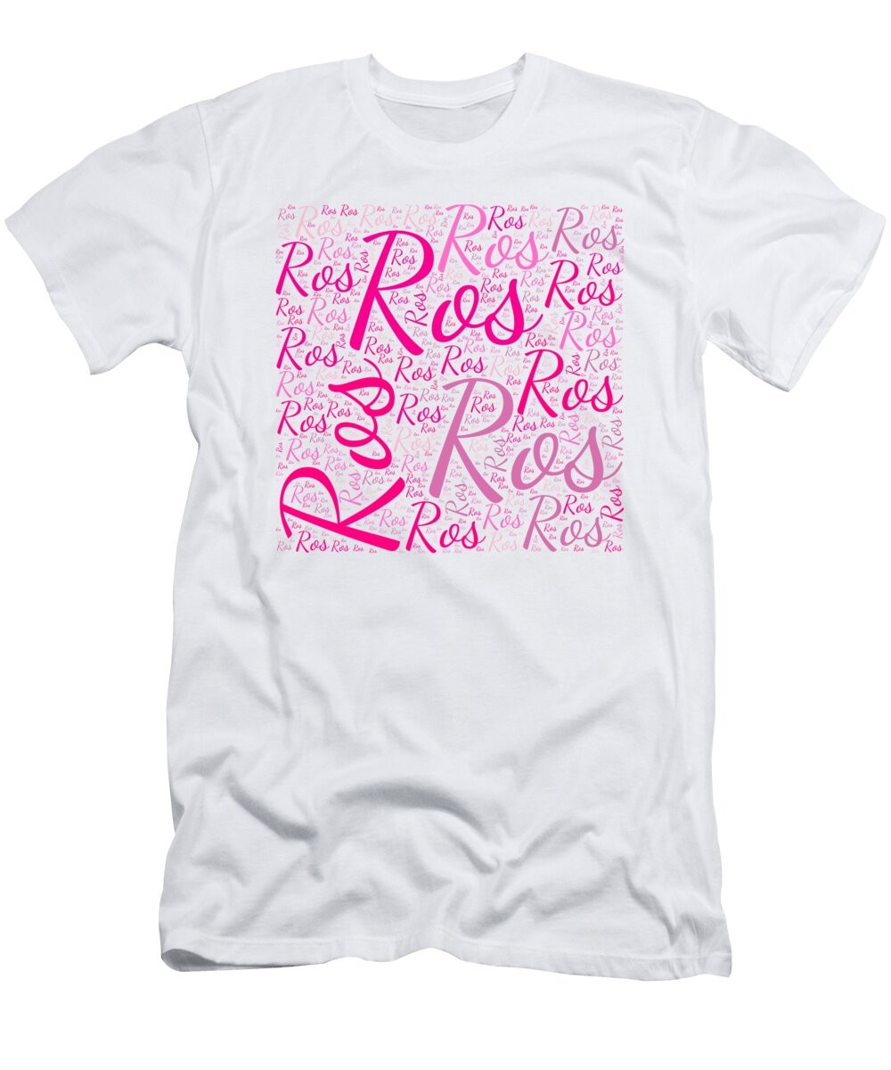 Ros Names Without Frontiers Vidddie Publyshd T-Shirt