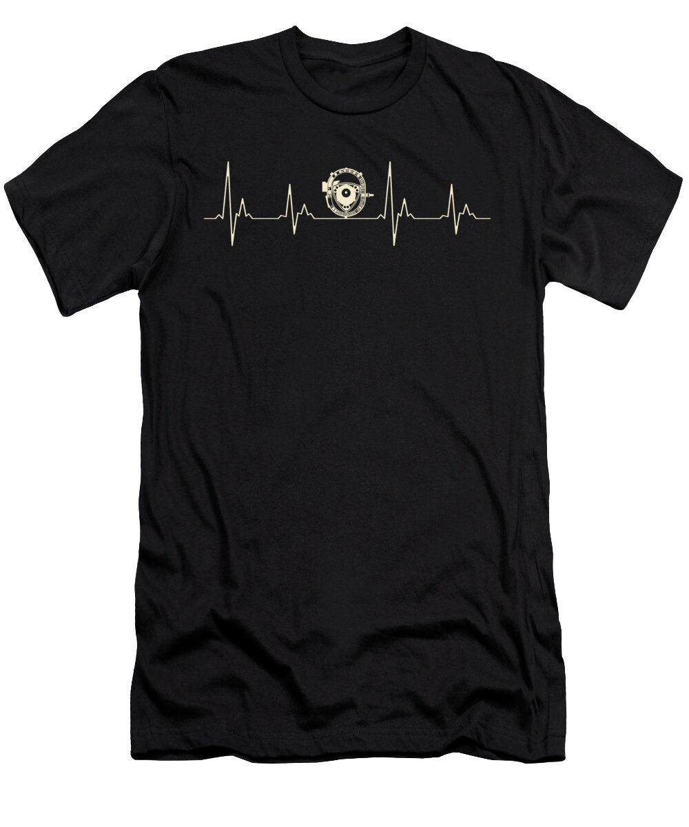 Rotary Heart Beat Noirty Designs T-Shirt