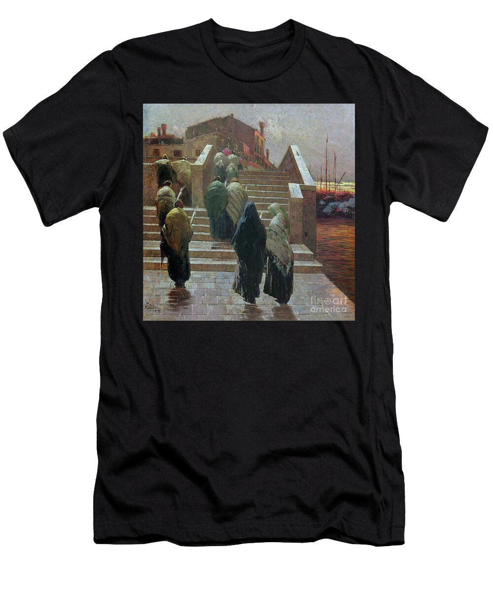 Rouge Du Soir By Beau Temps Espoir Mario De Maria T-Shirt