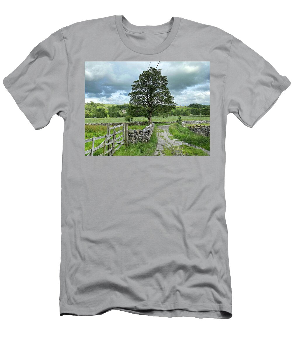 Rough Cart Track in Kirby Malham UK Derek Oldfield T-Shirt