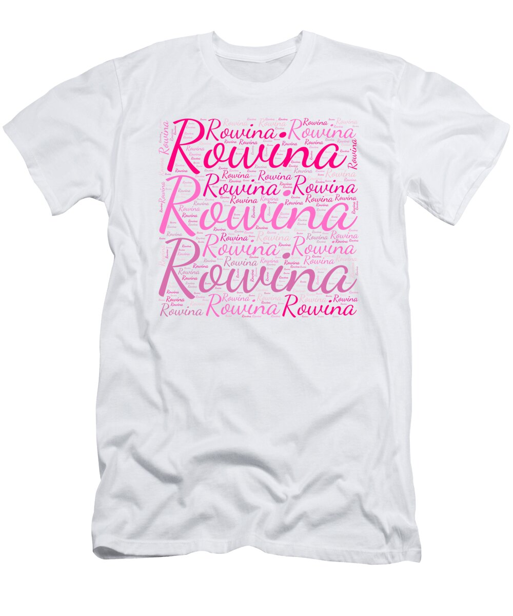 Rowina Names Without Frontiers Vidddie Publyshd T-Shirt
