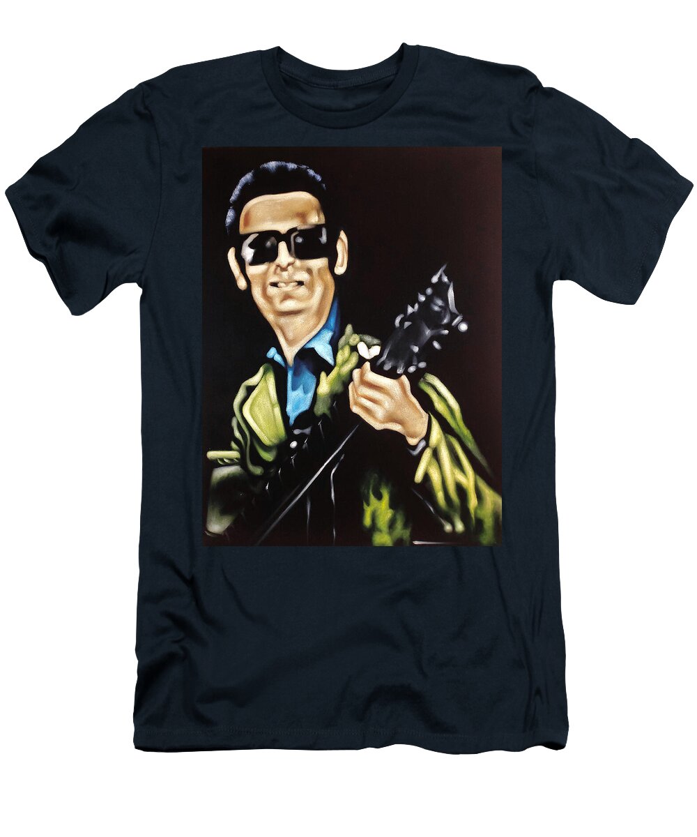 Roy Orbison Painting From Movie Planes Trains and Automobiles Zenon Matias Jimenez T-Shirt