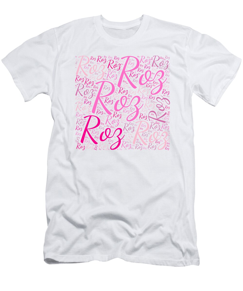 Roz Names Without Frontiers Vidddie Publyshd T-Shirt