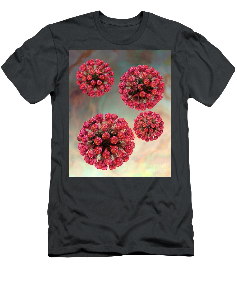 Rubella Virus Particles Russell Kightley T-Shirt