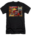 Rue Des Artistes Vieux Montreal Bistro Valentine the Old Port City Scene Paintings Carole Spandau Carole Spandau T-Shirt