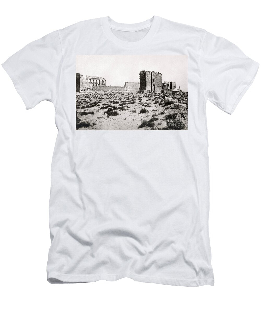 Ruins of Temples of the Ancient City of Tadmor in Syria 19th Century American School T-Shirt