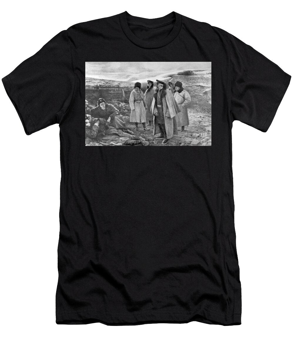 Russo Japanese War 1904 1905 Last Days of Port Arthur Resistance the Russian General Anatoly Stessel 1848 1915 Visits the Survivors of a Combat of Five Days and Five Nights Unknown Artist T-Shirt