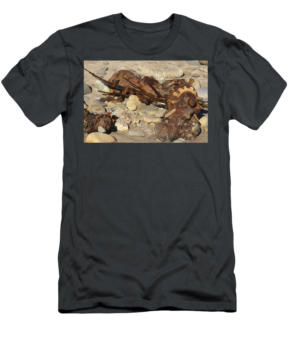 Rusted Crusted Axle the Point Soli Deo Gloria Wilderness and Wildlife Photography T-Shirt