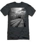 Rustic Covered Bridge in Winter Chris Kirby T-Shirt