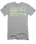 Rustic Vine Font Capital Letters English School T-Shirt