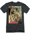 Rustic Wagon Wheel At the Market Bill Swartwout T-Shirt