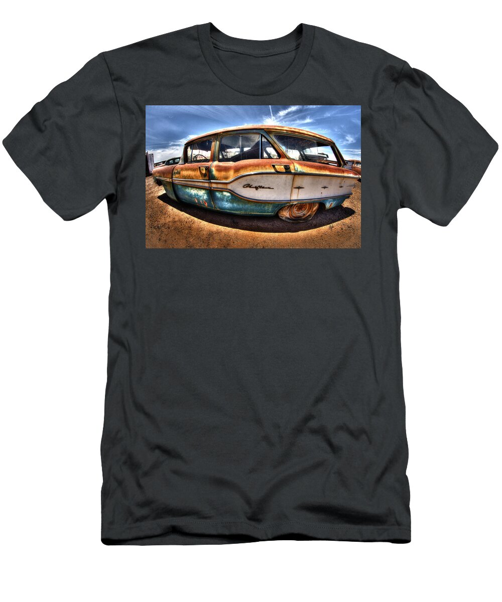 Rusty Old American Dreams 8 Pontiac Chieftain Mark Valentine T-Shirt