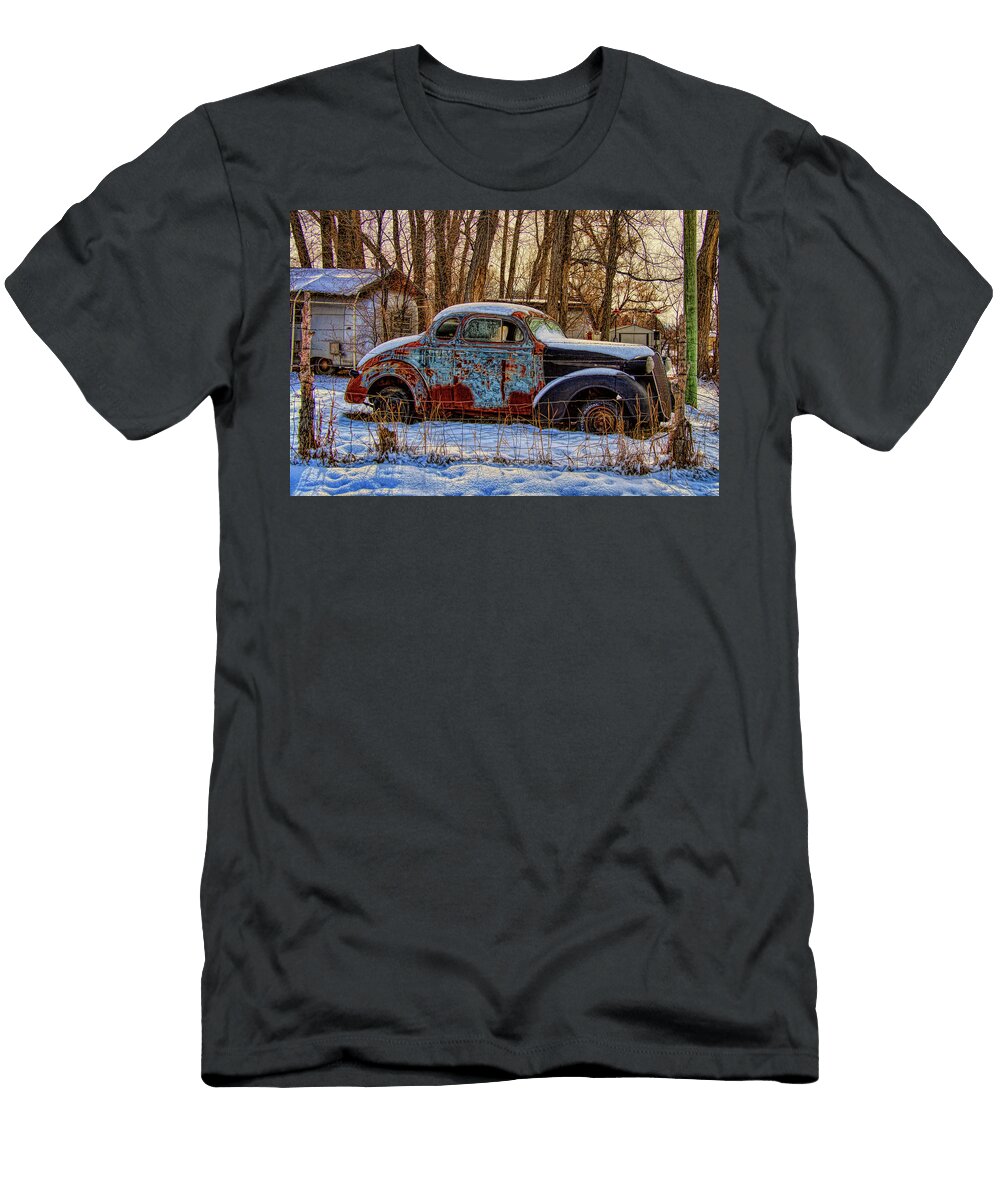 Rusty Old Dodge Coupe Nick Gray T-Shirt