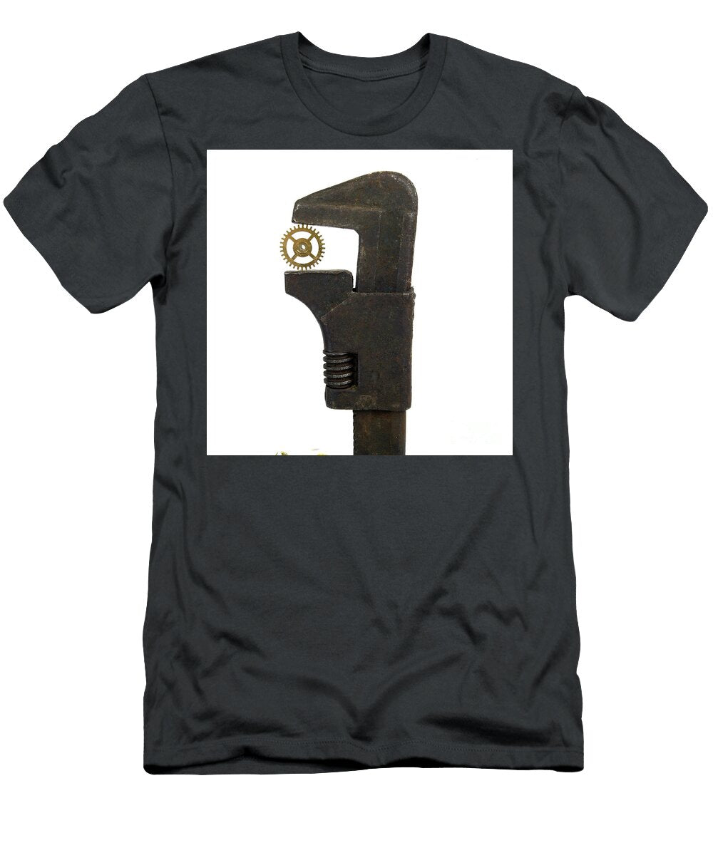 Rusty Spanner and Watch Cog Bernard Jaubert T-Shirt