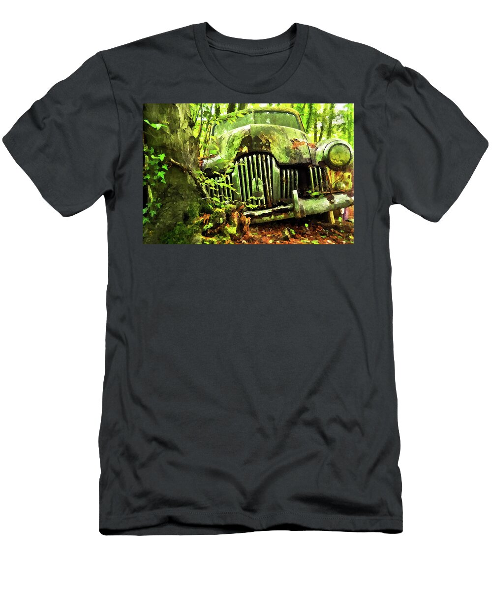 Rusty Wreck Barn Find Old Auto Muirhead Gallery T-Shirt