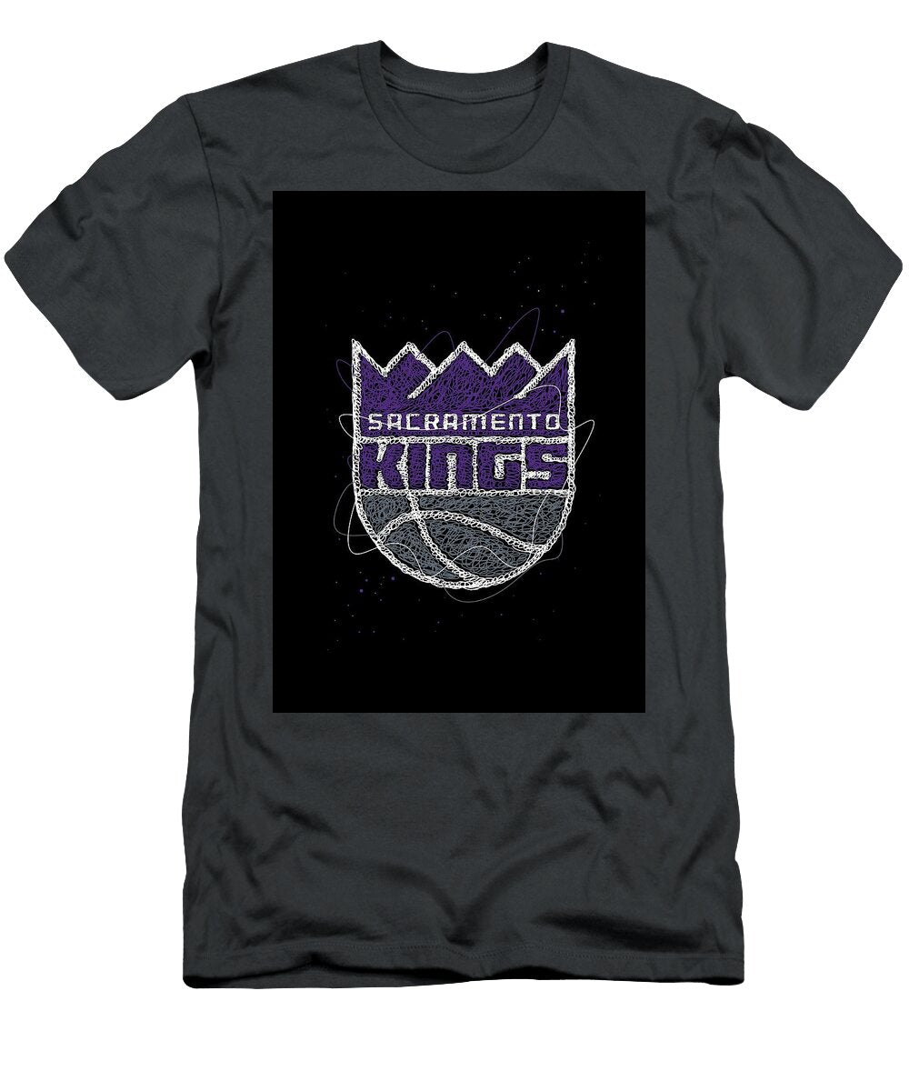 Sacramento Kings Basketball NBA Logo Symbol Erwin Saputra T-Shirt