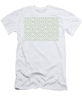Sage and White Chevron Stripe Diamond Shape Pattern Pairs Dv 2022 Popular Colour Favored One 0455 Petite Pattern Minimal Graphic Designs T-Shirt