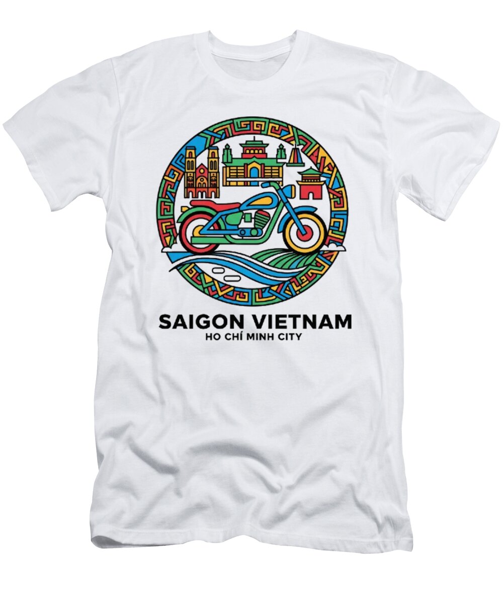 Saigon Vietnam Lik Batonboot T-Shirt
