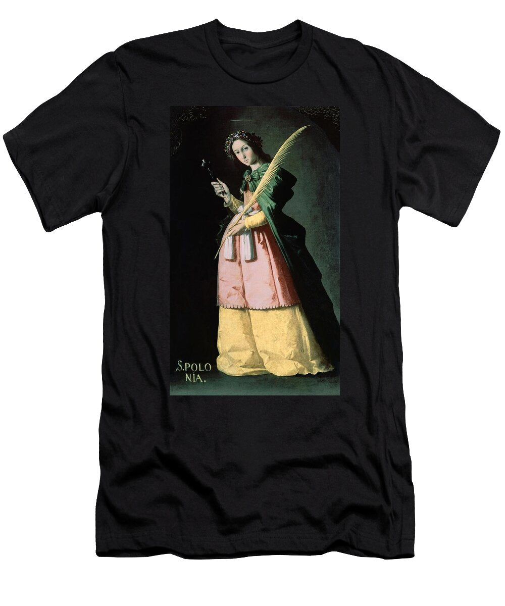 Saint Apollonia 1636 Oil on Canvas 113 X 66 Cm Francisco De Zurbaran Santa Apolonia Francisco De Zurbaran C 1598 1664 T-Shirt
