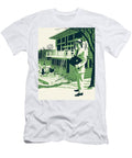 Salesman Observing the Construction of a Deck Csa Images T-Shirt