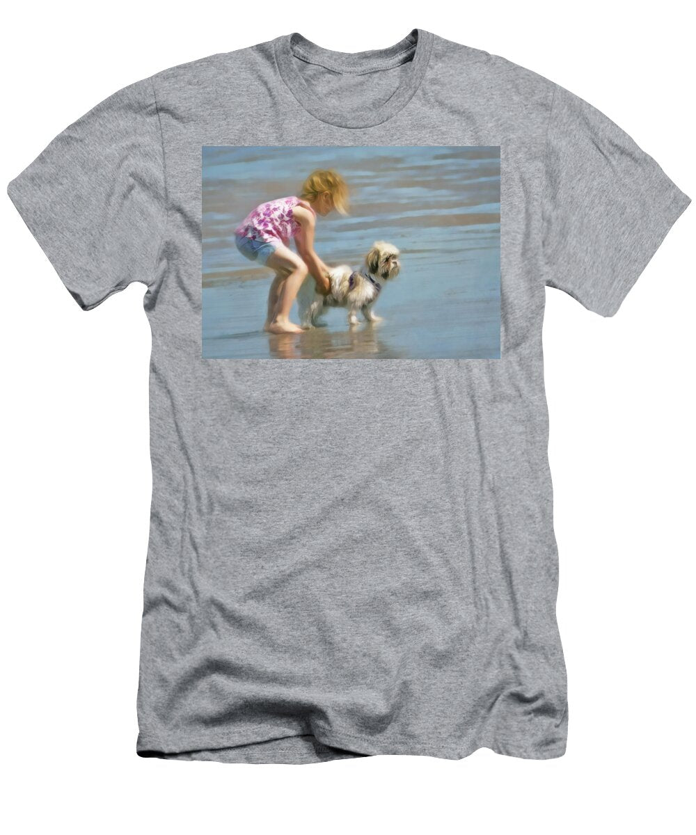 Sally and Waffles Go to the Beach Hal Halli T-Shirt