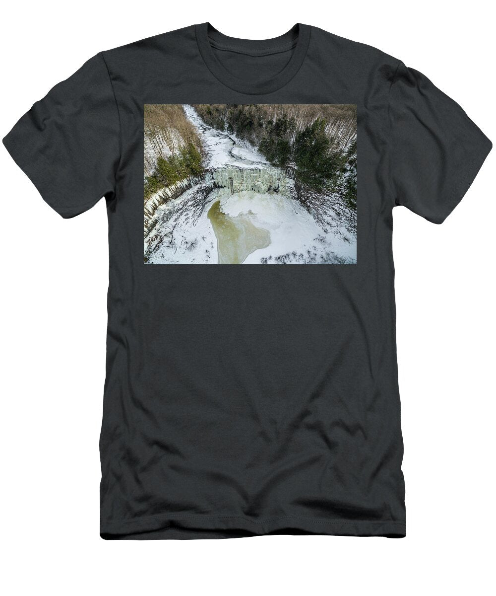 Salmon River Falls in Winter Wayne Kirby T-Shirt