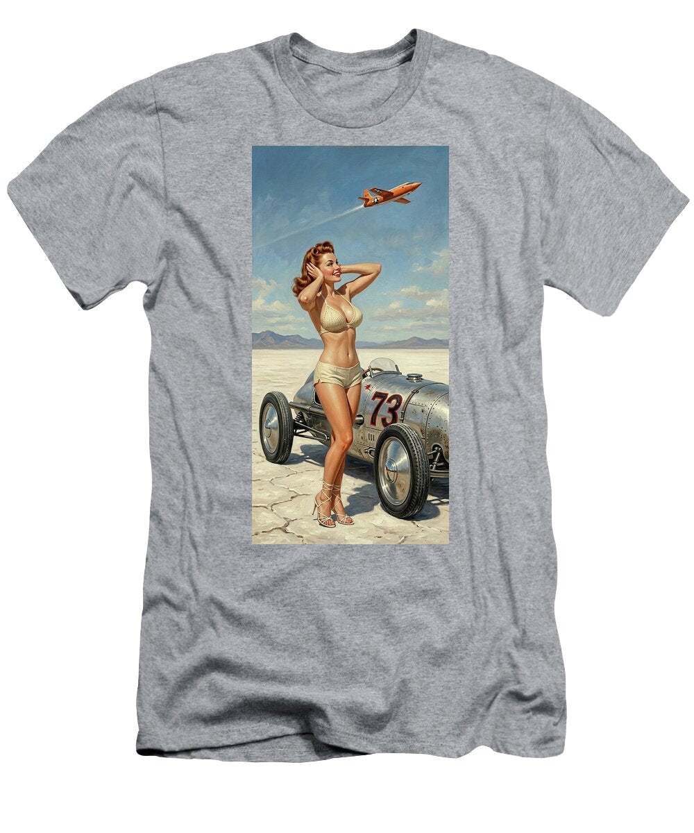 Salt Flat Pinup X1 Pinup Garage T-Shirt