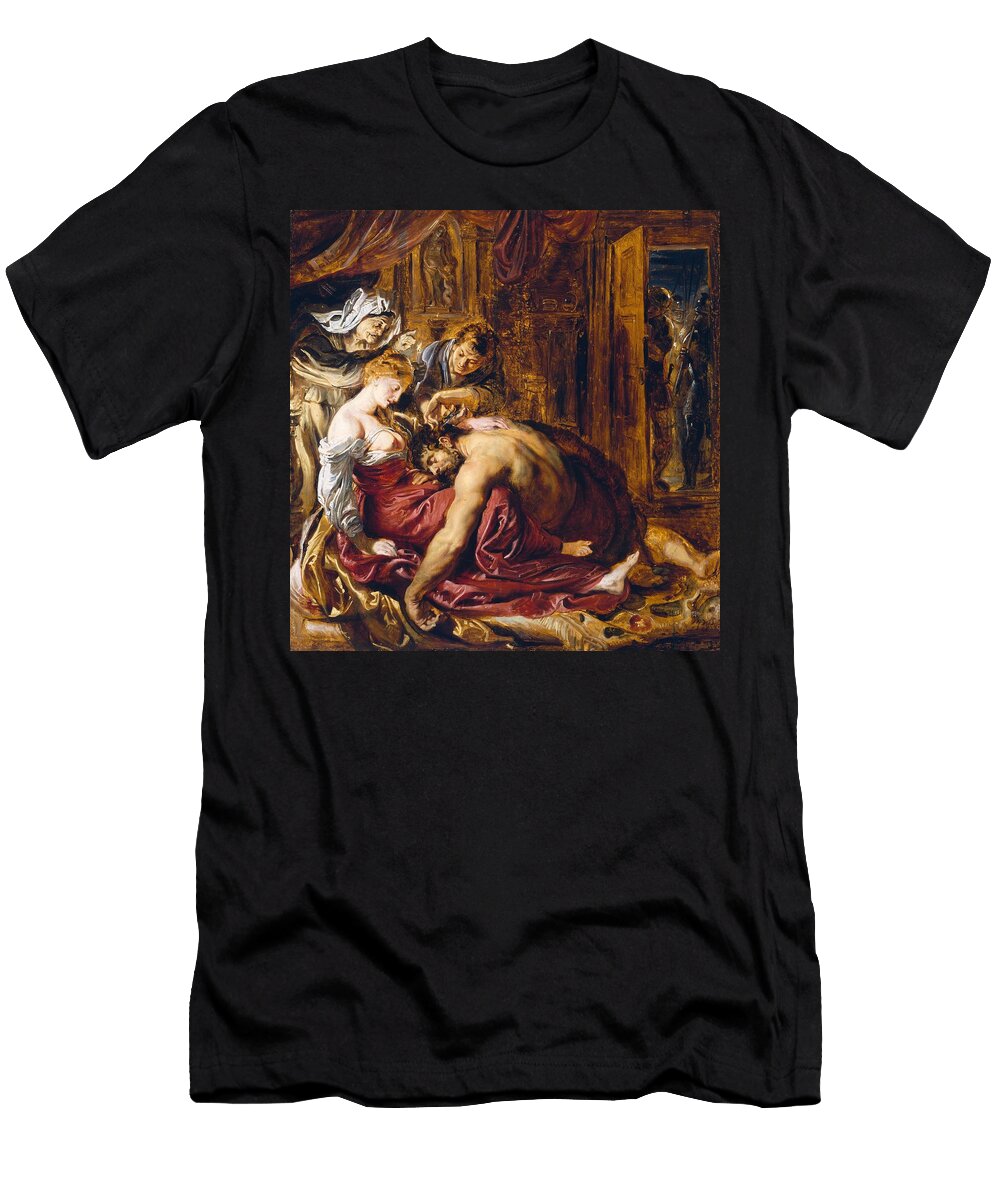 Samson and Delilah C1609 Oil on Panel Peter Paul Rubens T-Shirt