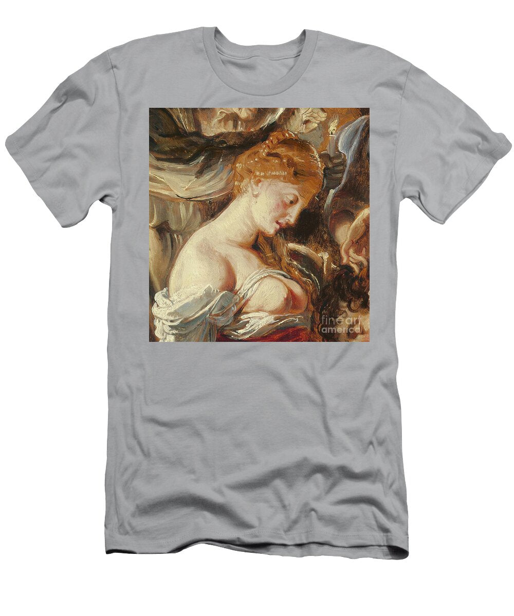 Samson and Delilah Detail of Delilah Rubens T-Shirt