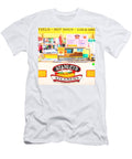 San Francisco Stanleys Steamers Hot Dog Stand 5d17929 Square Painterly Wingsdomain Art and Photography T-Shirt