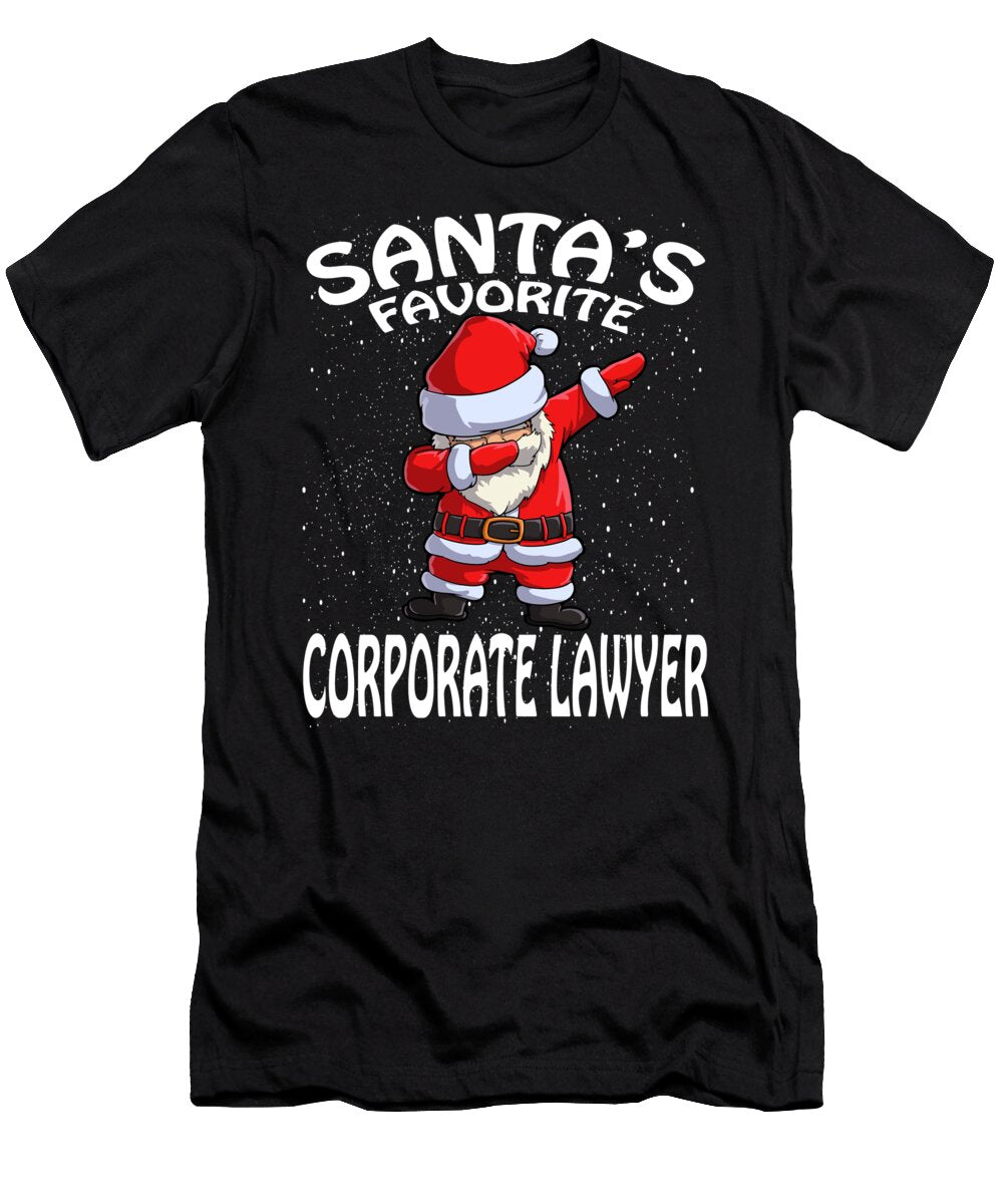 Santas Favorite Corporate Lawyer Christmas Xmas Thepassionshop T-Shirt