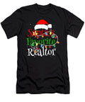 Santas Favorite Realtor Christmas Santa Hat Lights Th T-Shirt
