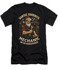 Santas Favourite Mechanic Christmas Workshop Natalie Lidford T-Shirt