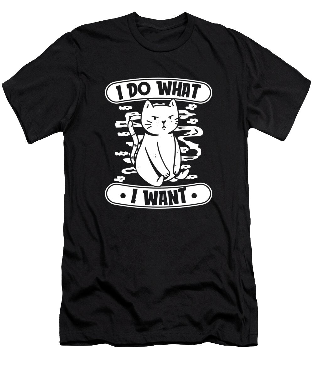 Sarcasm Hilarious Snarky Sarcastic Funny I Do What I Want Crazy Squirrel T-Shirt