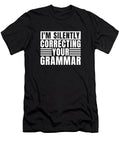 Sarcastic Rude Snarky Im Silently Correcting Your Grammar Crazy Squirrel T-Shirt