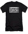 Sarcastic Snarky Funny Irony Humor I Speak Fluent Sarcasm Crazy Squirrel T-Shirt