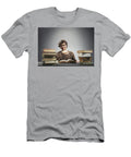 Satisfied Student Sitting At the Desk Michal Bednarek T-Shirt
