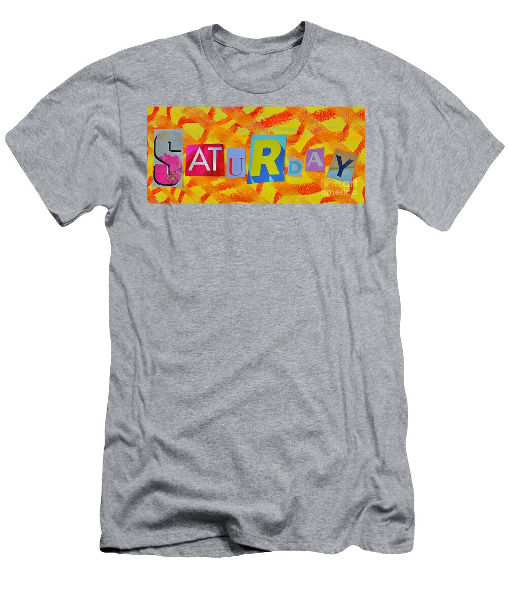 Saturday Face Mask Modern Art T-Shirt