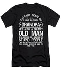 Savage Granddad Grandfather You Cant Scare Me I Have a Crazy Grandpa Thomas Larch T-Shirt