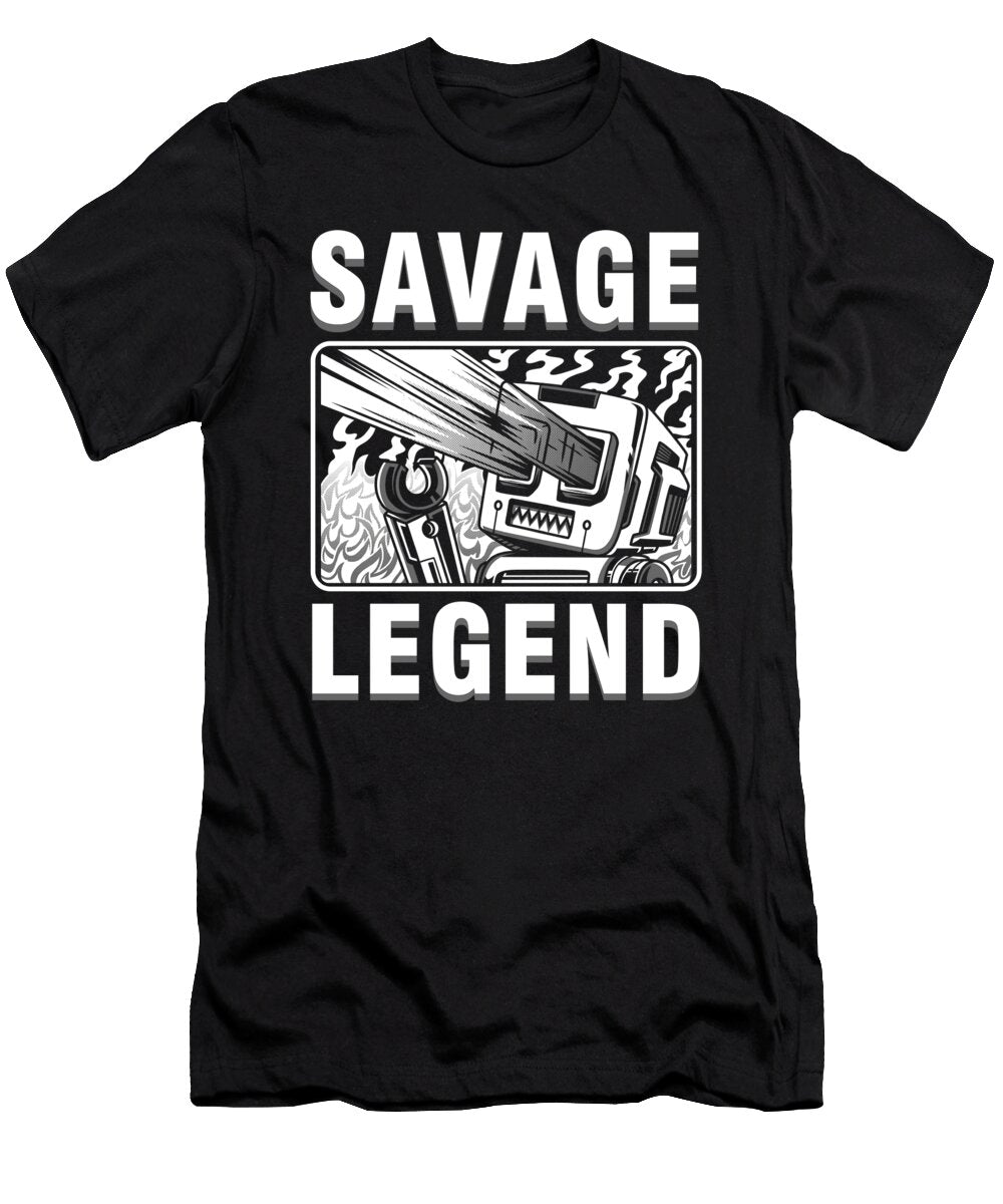 Savage Legend Savagery Feral Aggressive Wild Dangerous Sarcastic Gift Thomas Larch T-Shirt