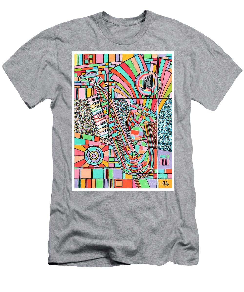 Saxophone Keyboard Jeremy Aiyadurai T-Shirt