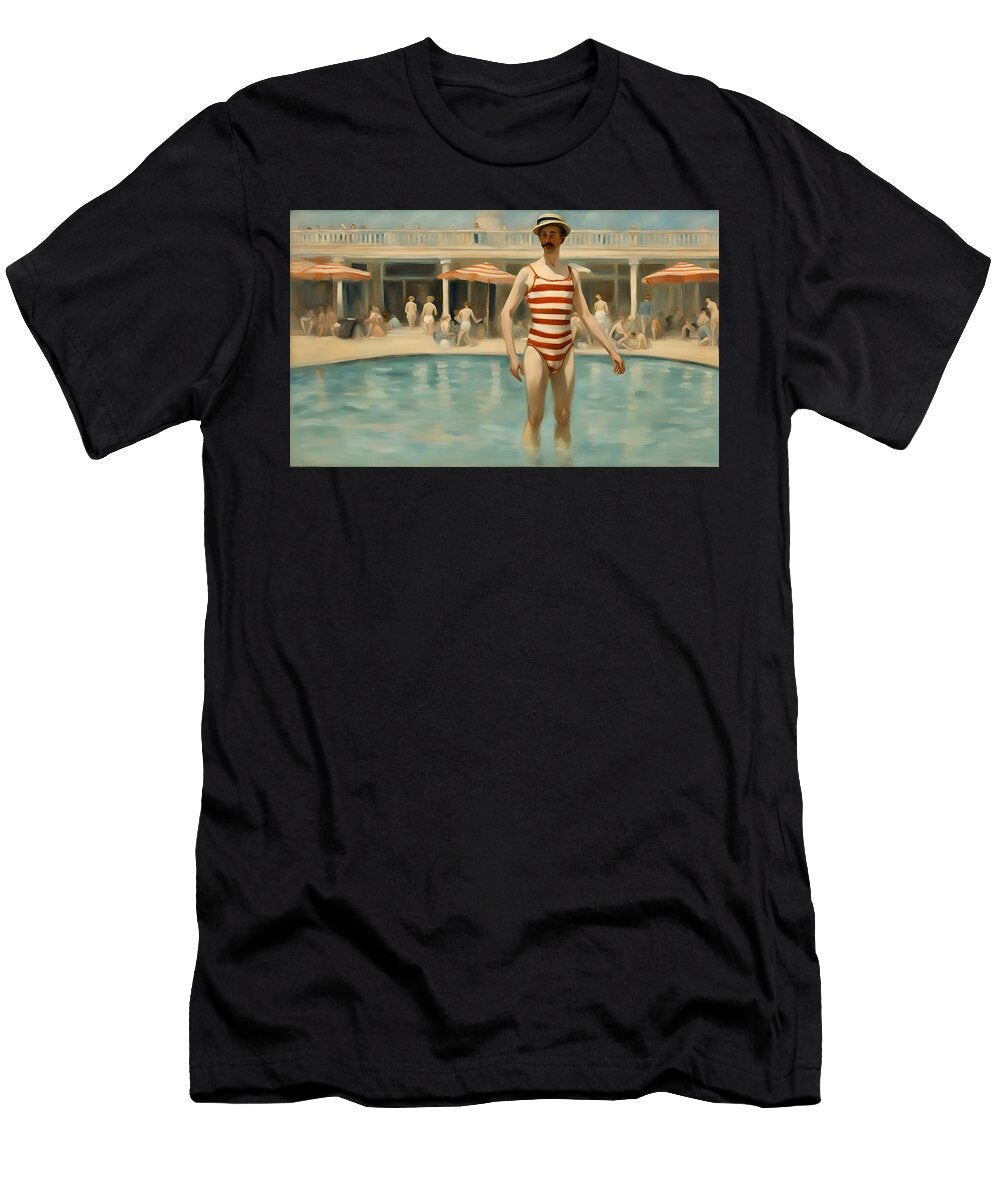 Scandalous Bathing At Club Mediterranean Ian Hutson T-Shirt