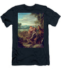 Scene From Don Quixote Sancho Panza Counts Don Quixotes Teeth 1735 John Vanderbank T-Shirt