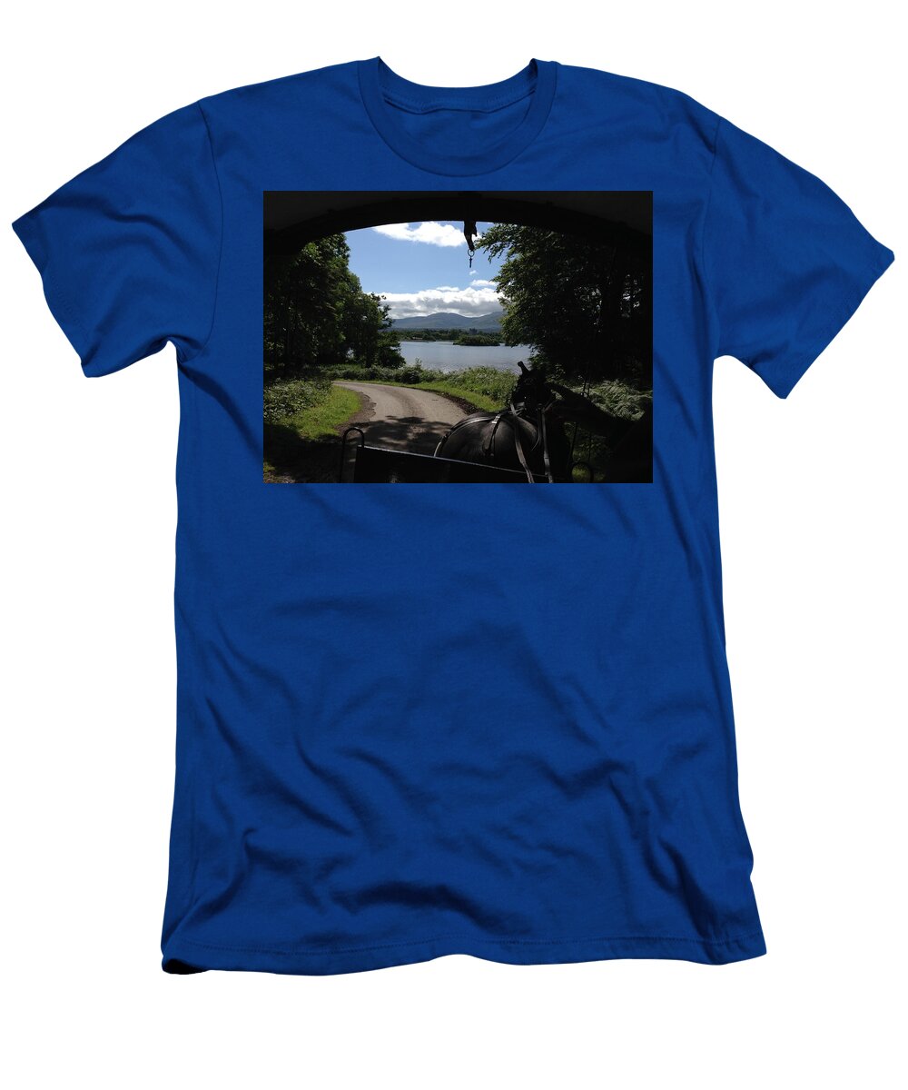 Scenic Lake and Horse Ride LA Veta Kirby T-Shirt