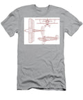 Schematic Engineering Blueprint of a Avia B 534 Biplane J5 Humorous Quotes T-Shirt