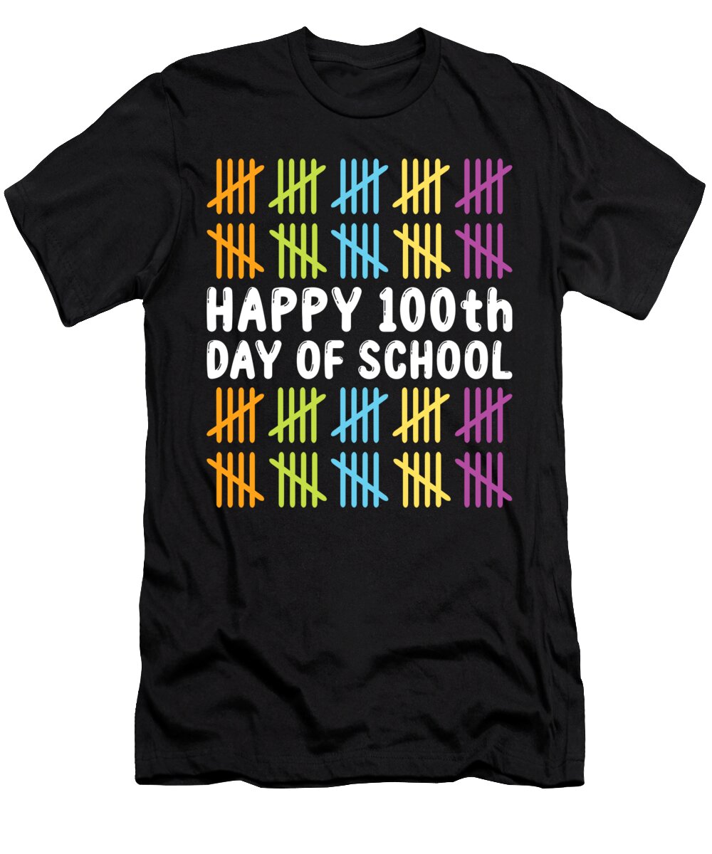 School Celebration Student Teacher Happy 100th Day of School 1 T-Shirt