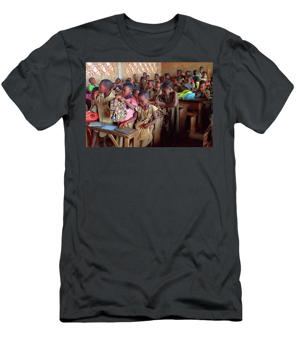School Children in Class in Togo David Smith T-Shirt